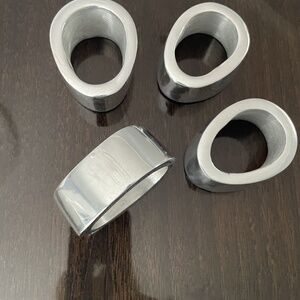 Contemporary, Sliver Napkin Rings